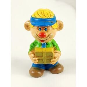 Sy The Mail Clerk Mego Clown Around Figurine 2 1/4" PVC 1981 Hong Kong Vintage